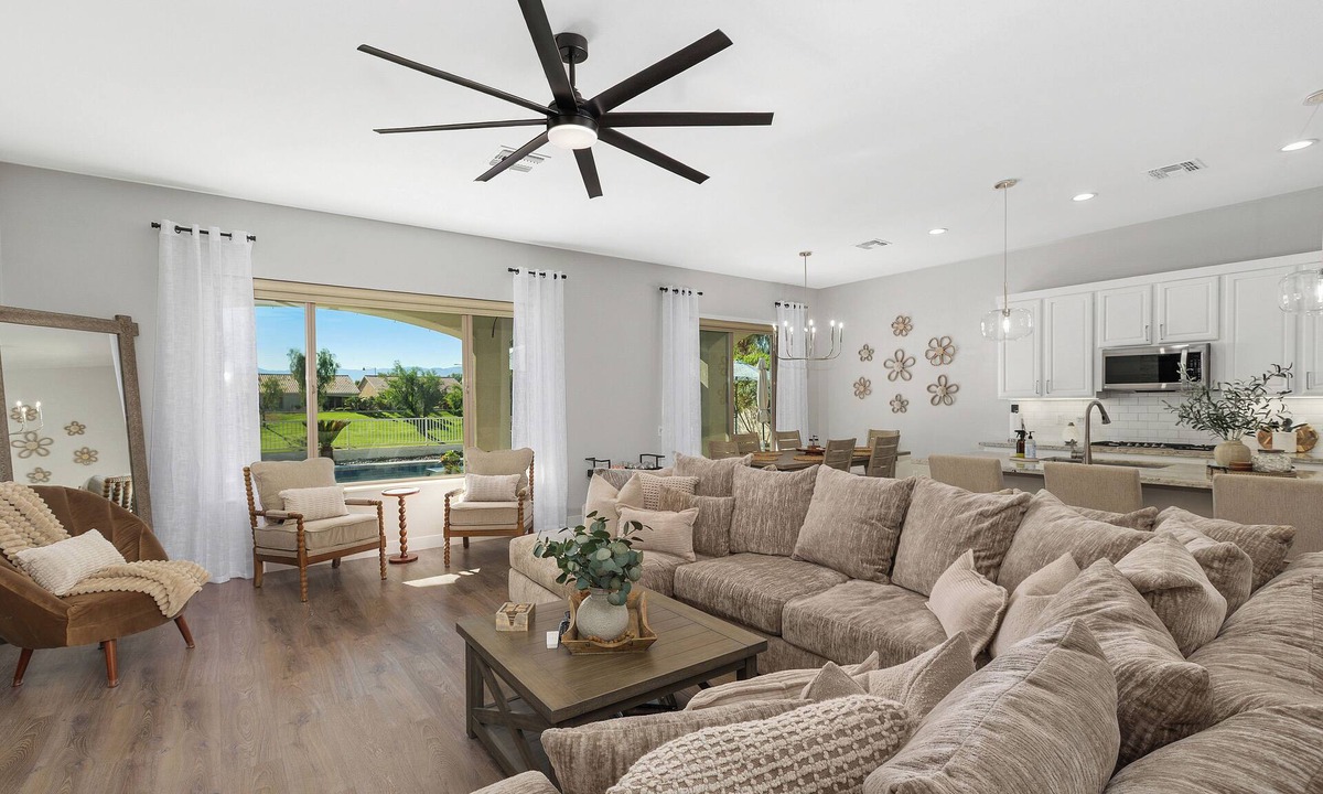 Indio House | NEW! Poolside & Par on San Mateo- by GPM/Fairway Views +Priv. Pool +3BR +Office