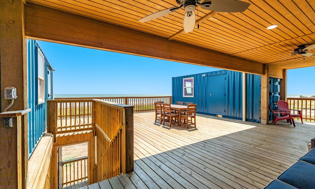 Cedar Lane House | NEW Seagull Shipping Container Beachfront Home for 6 on Sargent Beach.