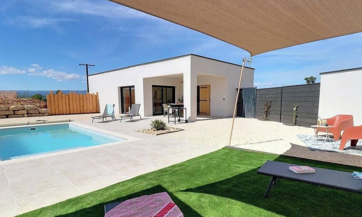 Grospierres Villa | NEW: The ultimate new villa with heated private pool, rated 4 stars