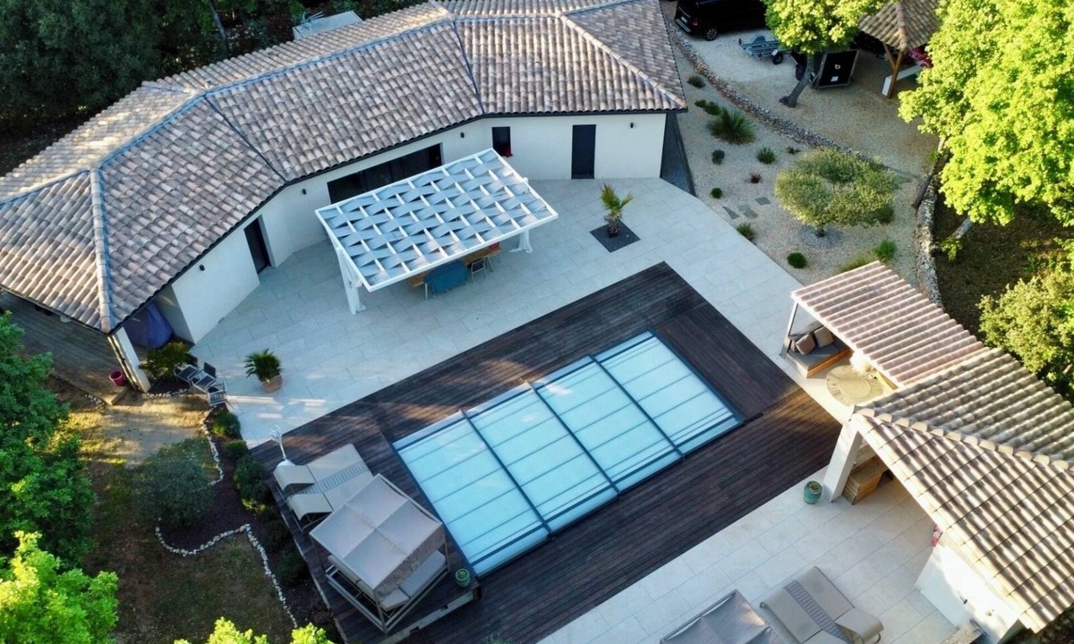 Labastide-de-Virac Villa | New villa 8 to 10 people, private heated pool