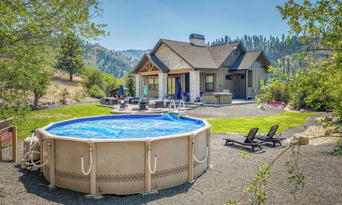 Garden Valley Cabin | Newly built cabin with private 2 acres, pool & hot tub