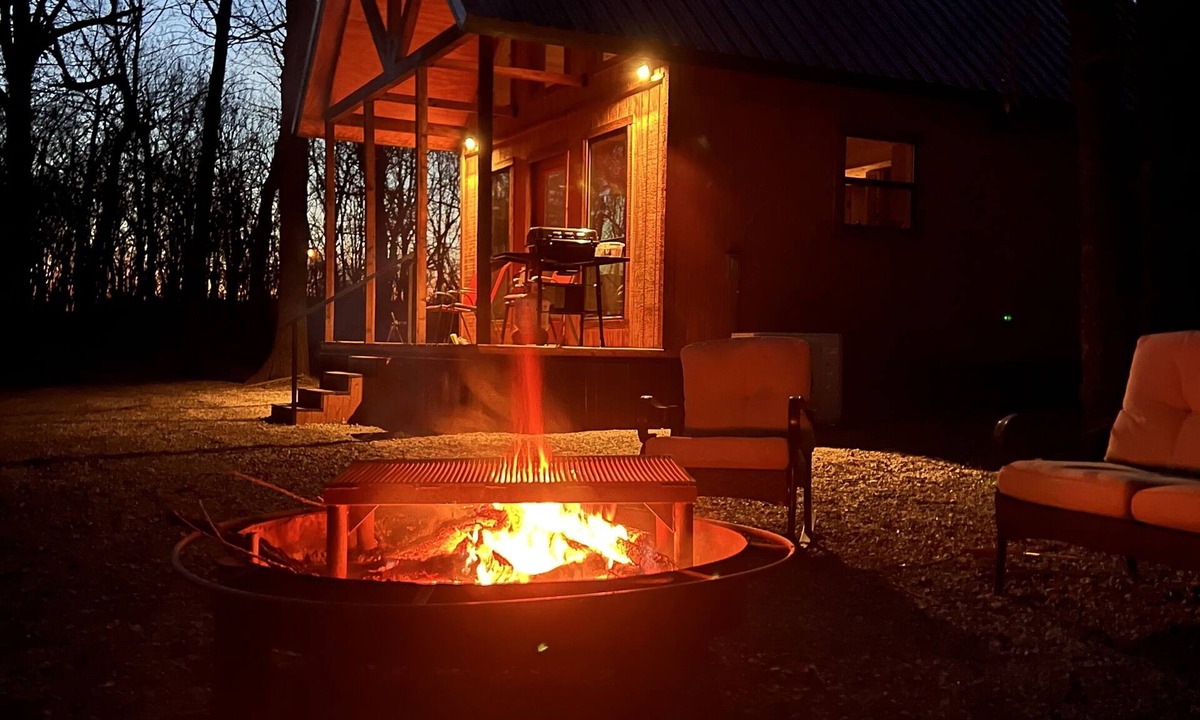Nowata County Cabin | Newly Built Secluded Cabin w/Loft!