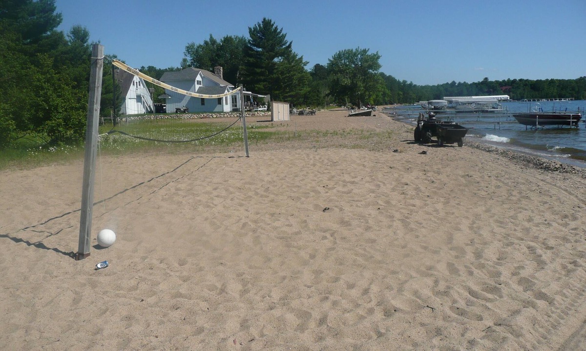 Crosslake Cabin | Newly Oppened Listing: Massive Swimming Beach, Volleyball! Cabin, Huge Game Room