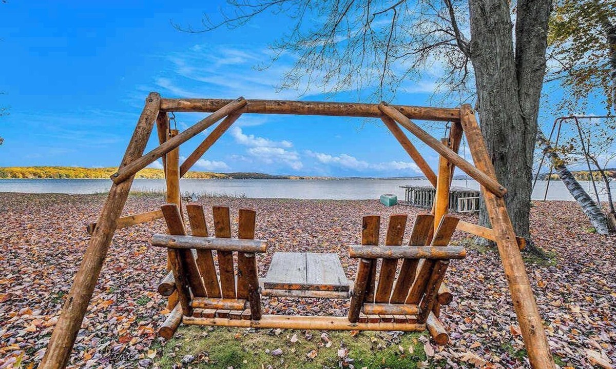 Lake Township House | Newly remodeled lake house with amazing views, dock, firepit & vibrant interior
