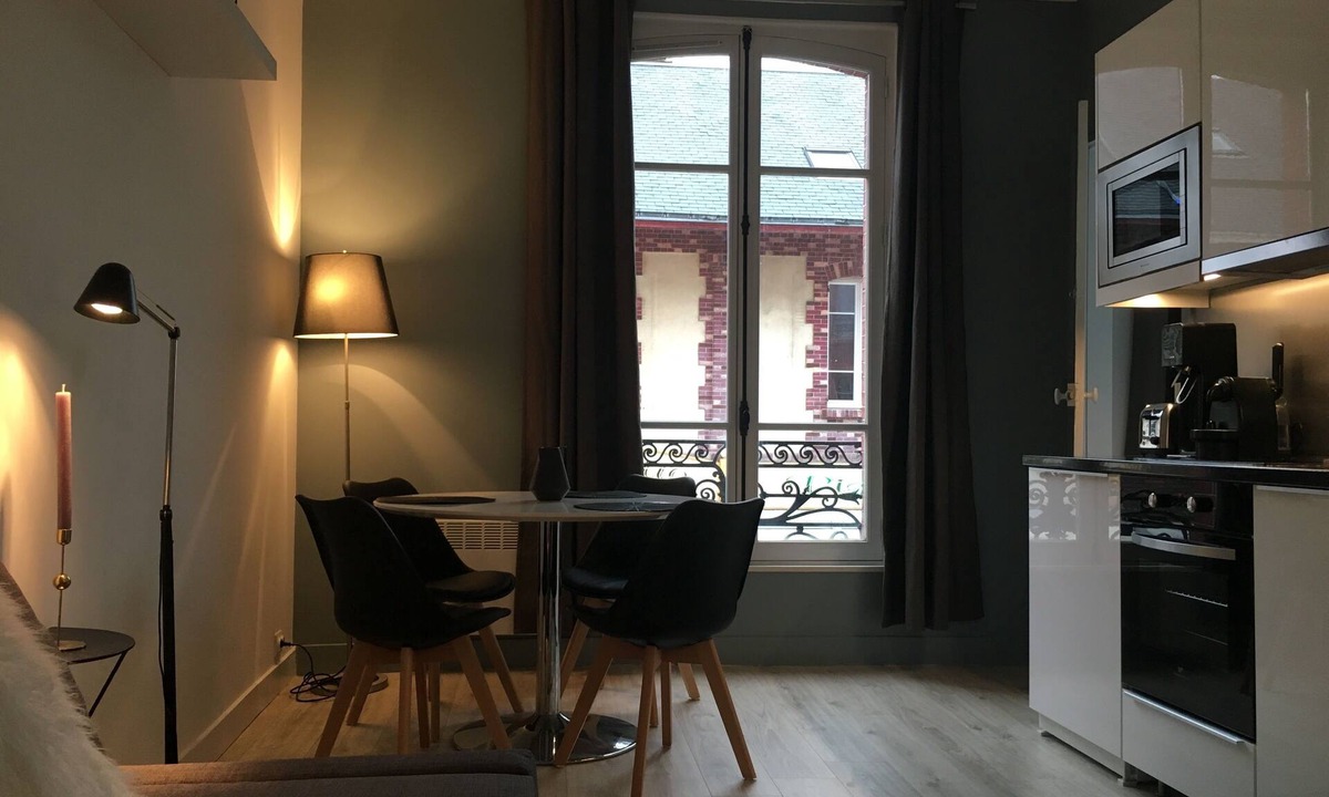 Houlgate Apartment | Nice 1 bedroom Scandinavian design 50m from the beach