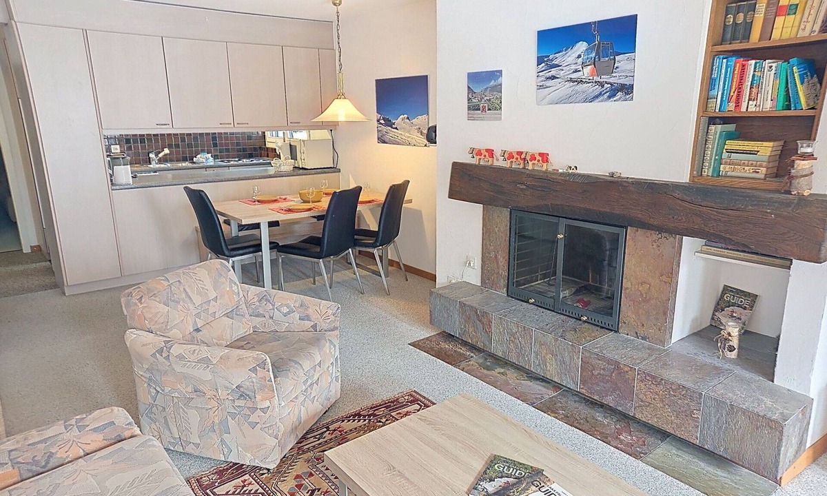 Laax Apartment | Nice apartment for 4 guests with pool, WIFI, TV, balcony and panoramic view