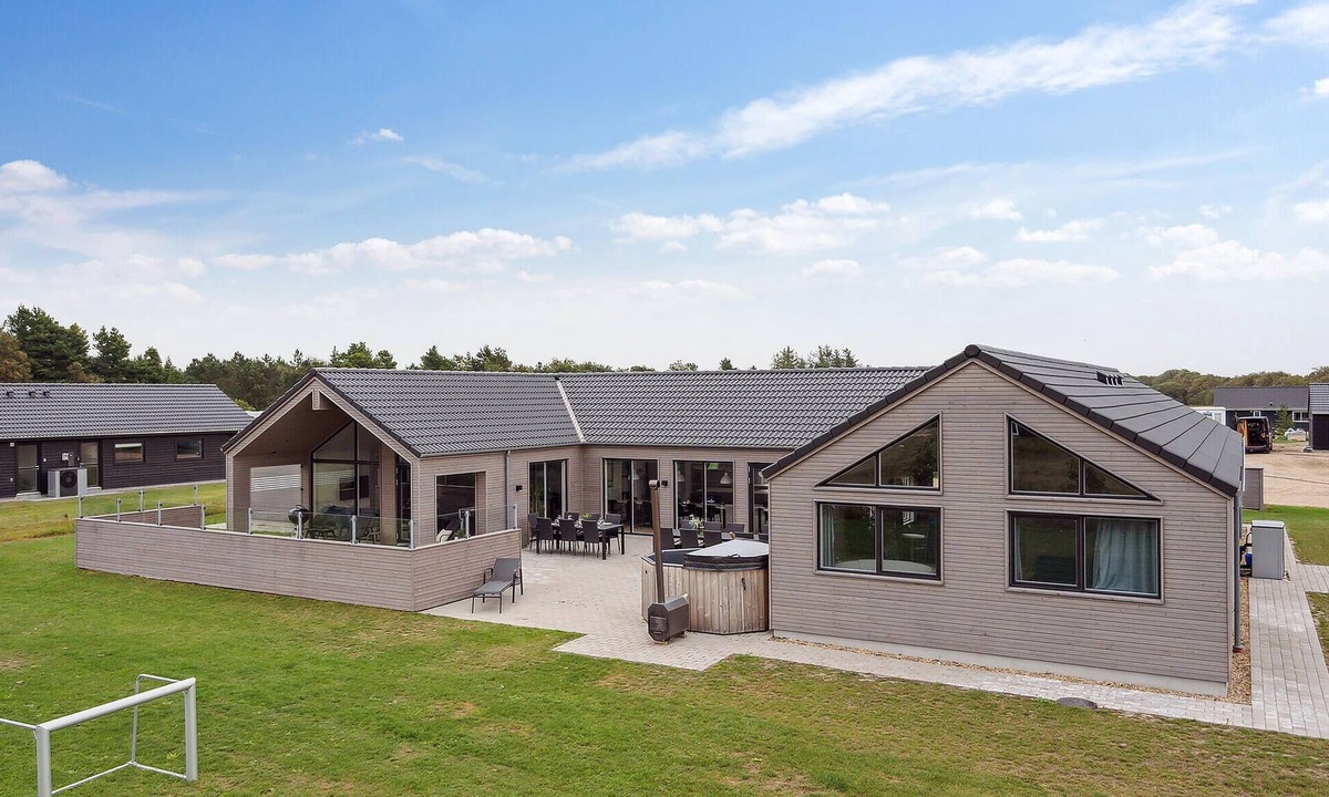 Houstrup House | Nice home in Nørre Nebel with sauna