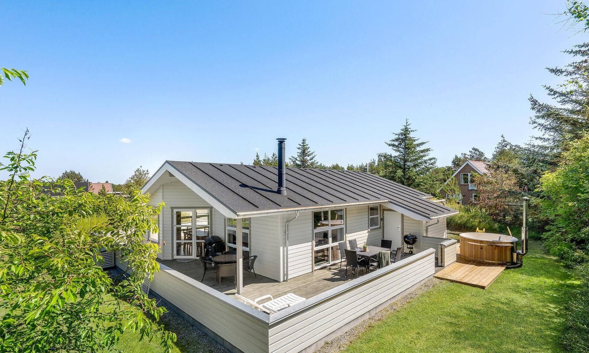 Sønder Vorupør House | Nice home in Thisted with sauna