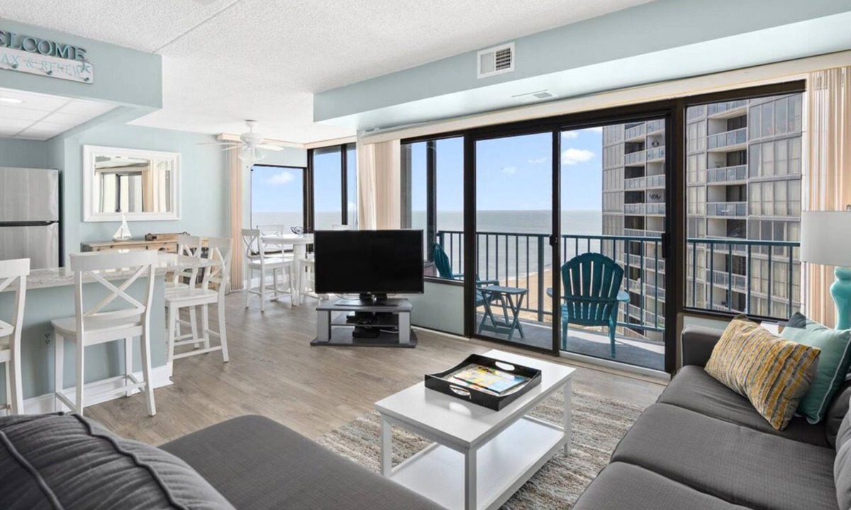North Ocean City Condo | Nicely Appointed Beachfront Condo with Incredible Views and Indoor Pool!
