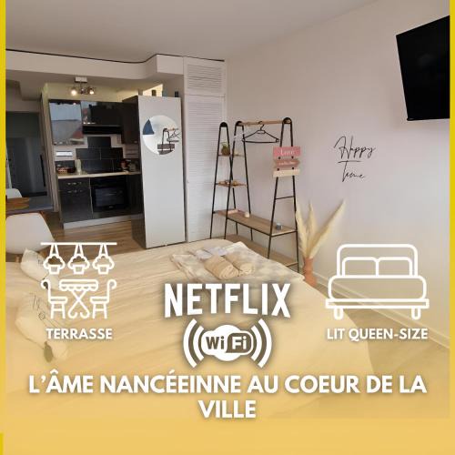 Saint-Pierre - Rene II - Bonsecours Apartment | Nid des Vosges - Cozy, Balcony, Queen size Bed & Nancy Centre