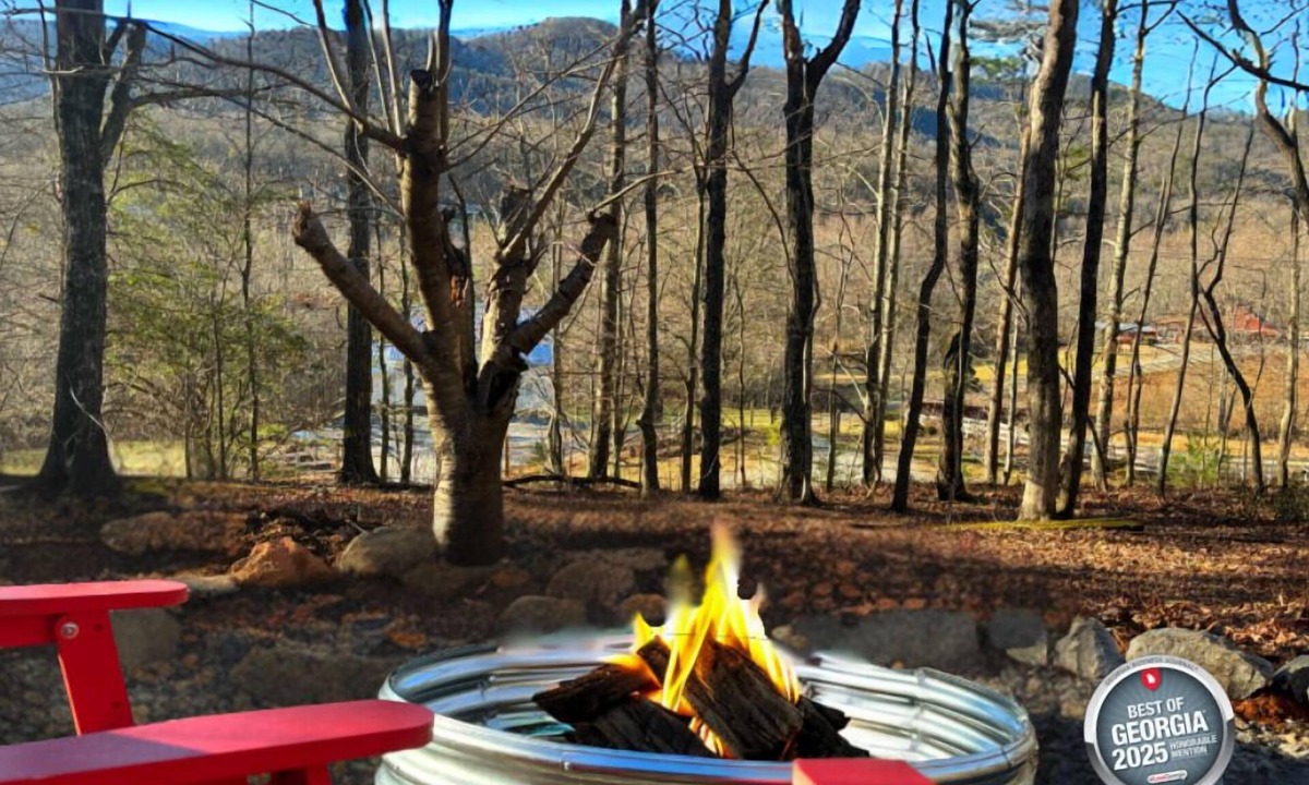 Cleveland Cabin | No Service Fee! Mountain Views, Arcade, Firepit!