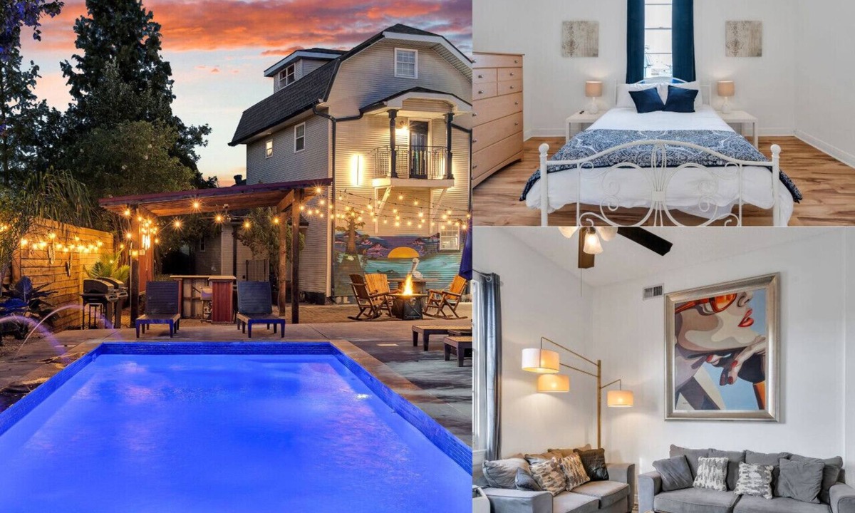 Tulane - Gravier Condo | NOLA 3BR Escape w Pool, Steps from Canal Streetcar