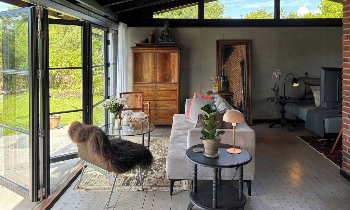 Karrebksminde House | Nordic holiday home with fjord views on Enø