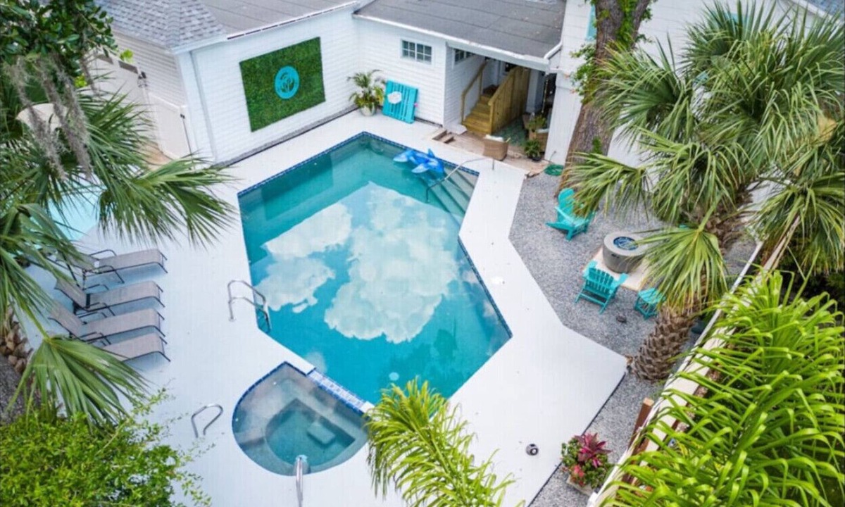 Historic District House | NSB Oasis: Private Pool Retreat