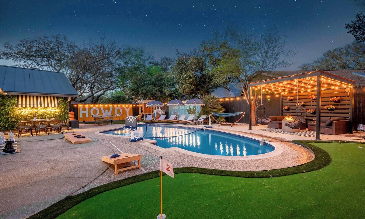 Vance Jackson House | Oasis Retreat Heated Pool & Spa Theater