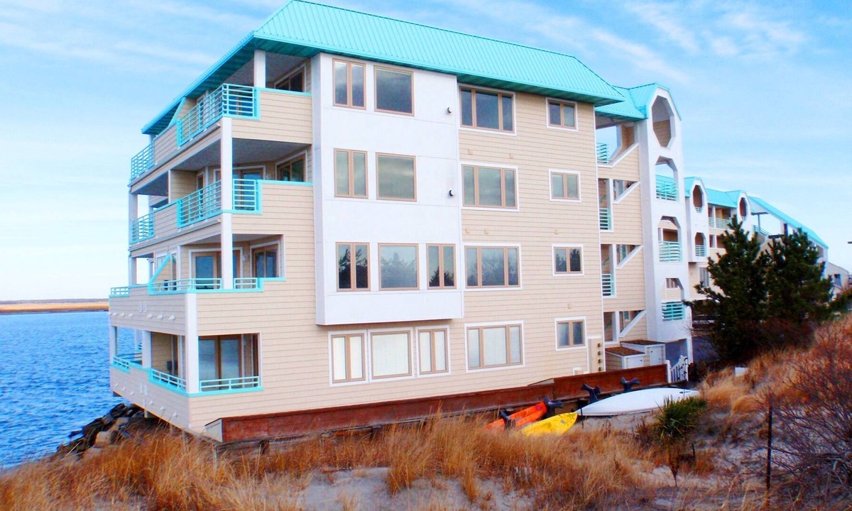 Townsend's Inlet Condo | Ocean and Bay views from both inside and outside the unit.