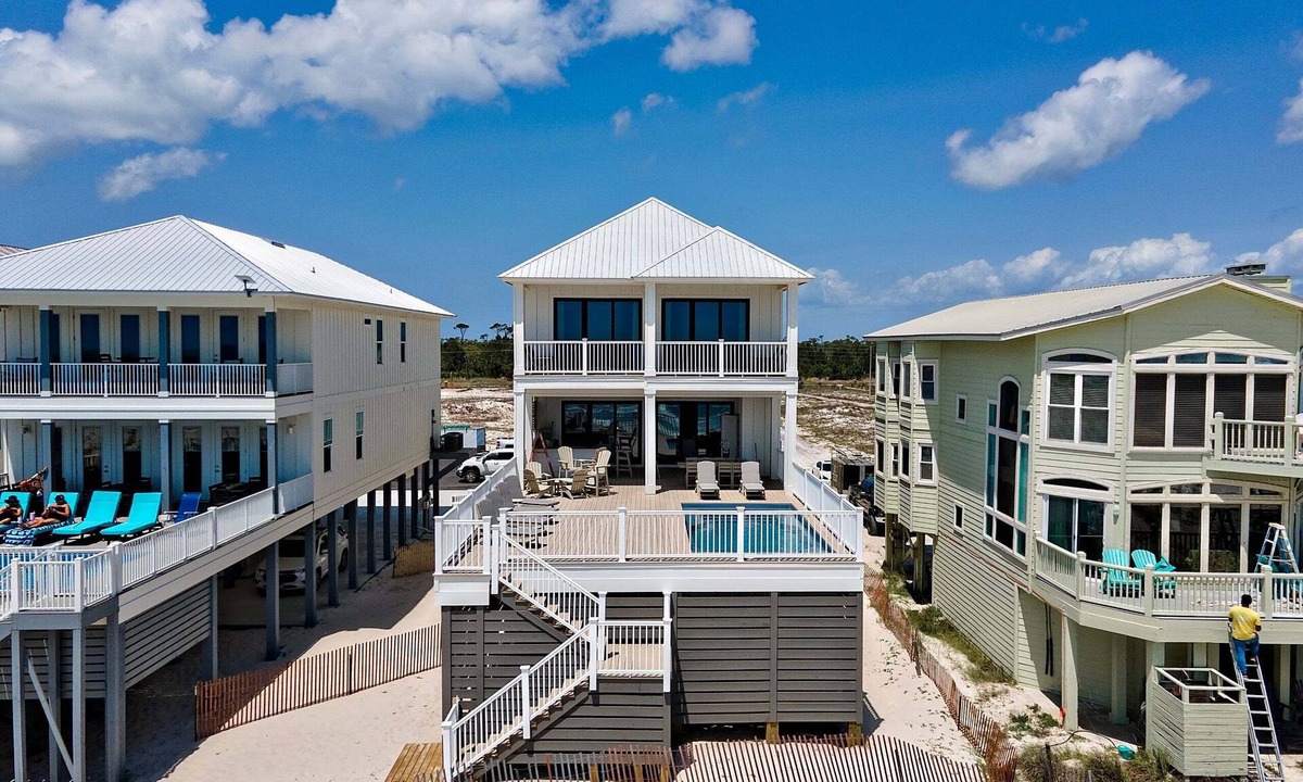 Southpointe House | Ocean Awaits 3 - Beach Front - Sleeps 24 - Private Pool - Prickett Properties