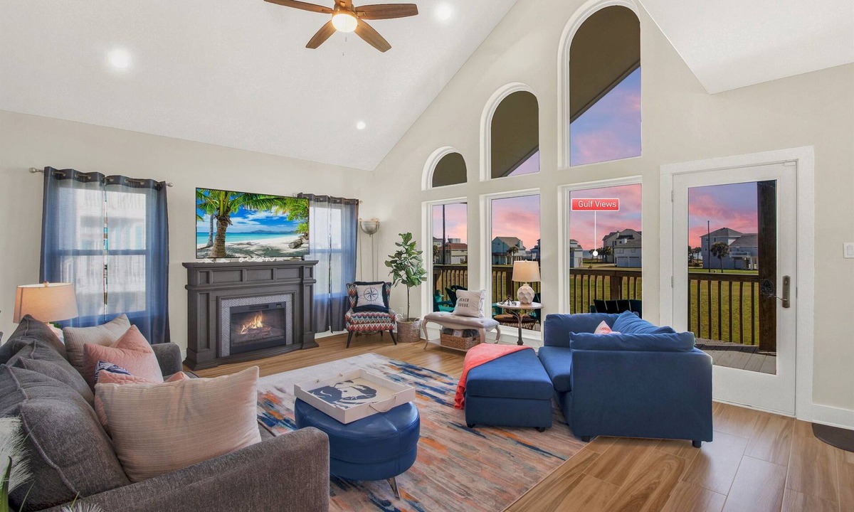 Indian Beach House | Ocean+Bay Views|Hot Tub|Golf Cart|TIKI BAR|Premium