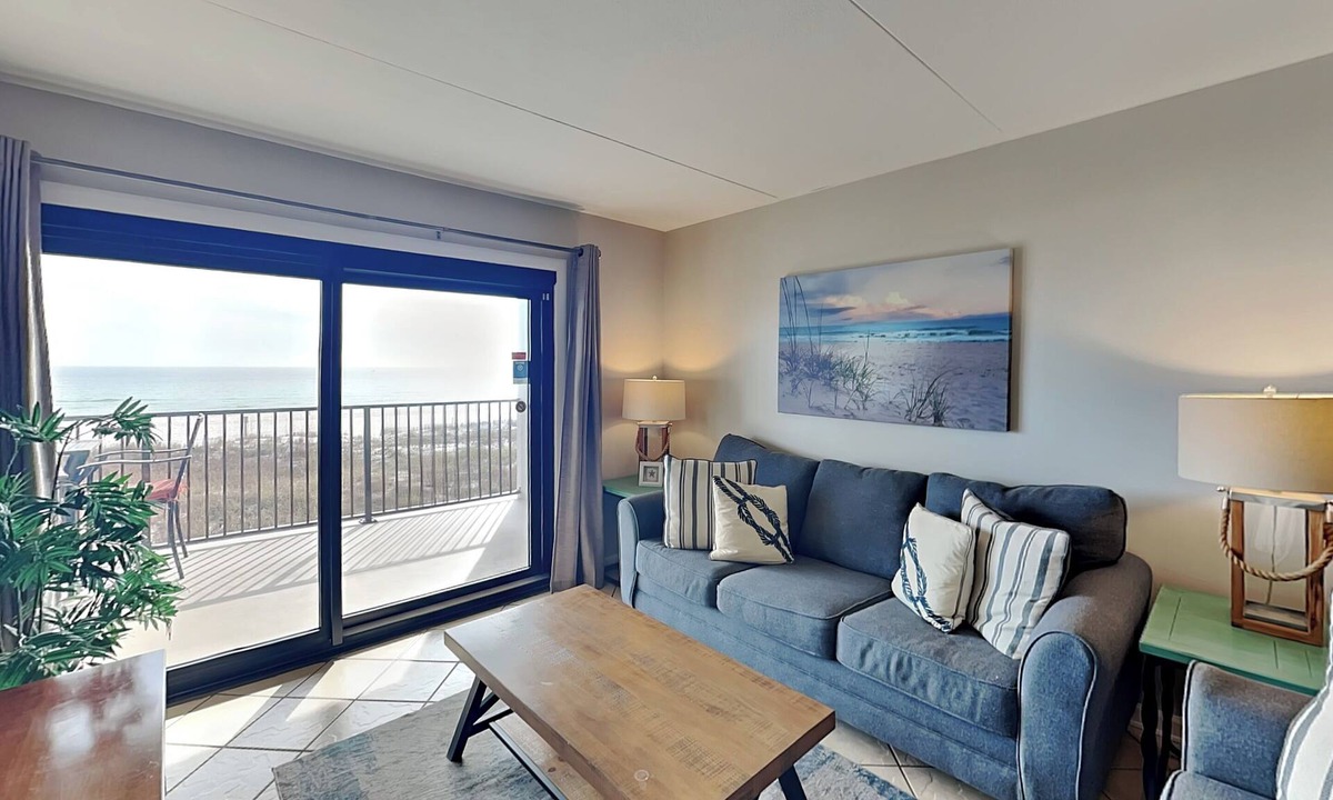 Ono Island Condo | Ocean Breeze West #202 | Beachfront Balcony, Pool!