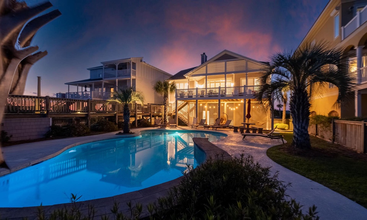 Sunset Beach House | Ocean Isle Beach - Luxury Oceanfront/Gated West End/Private Pool/Sleeps 20