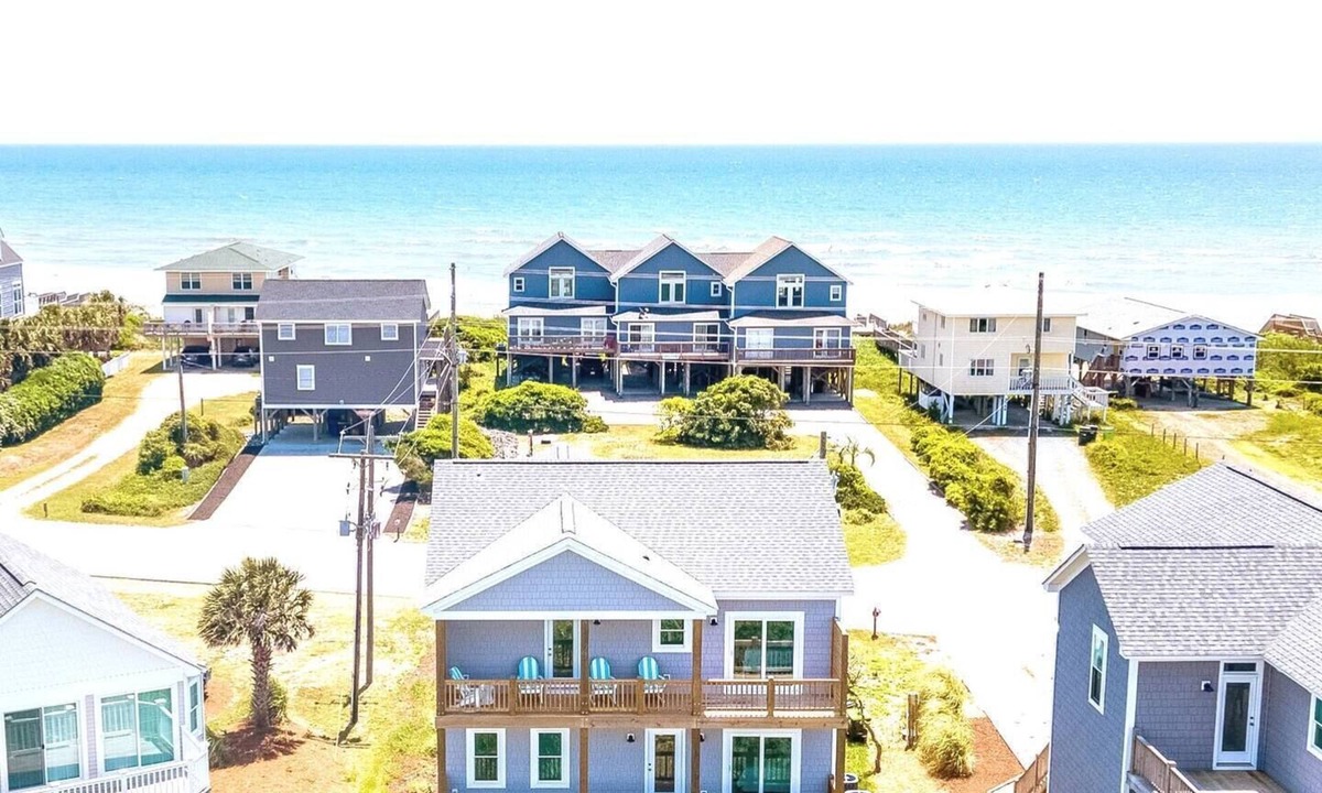 North Topsail Beach House | Ocean/Sound View|Elevator