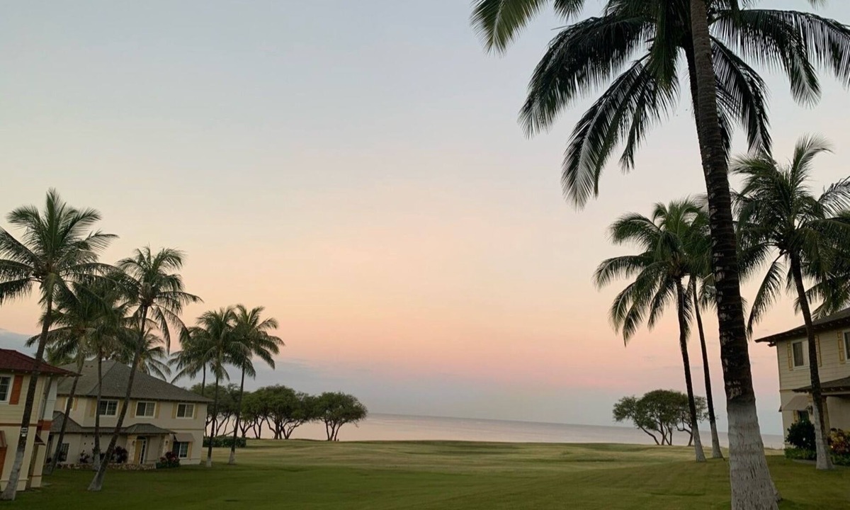 Ko Olina House | Ocean view home office