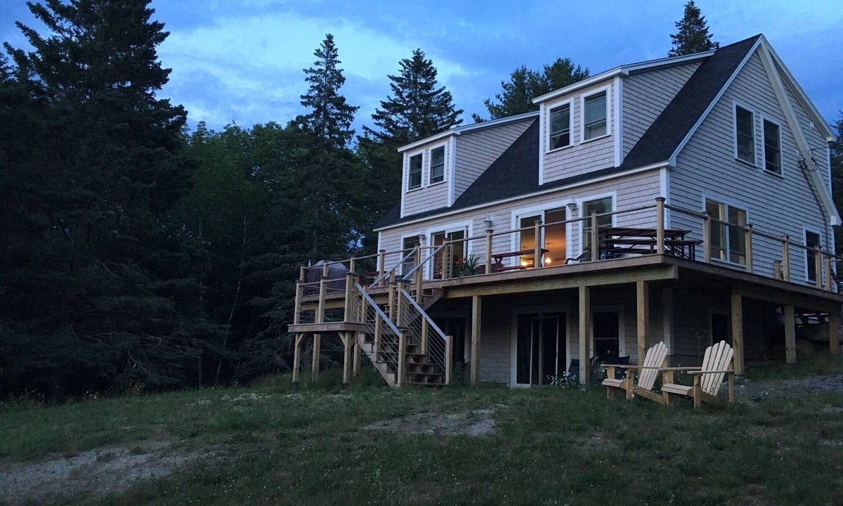 Salsbury Cove Cottage | Ocean view home with private beach.