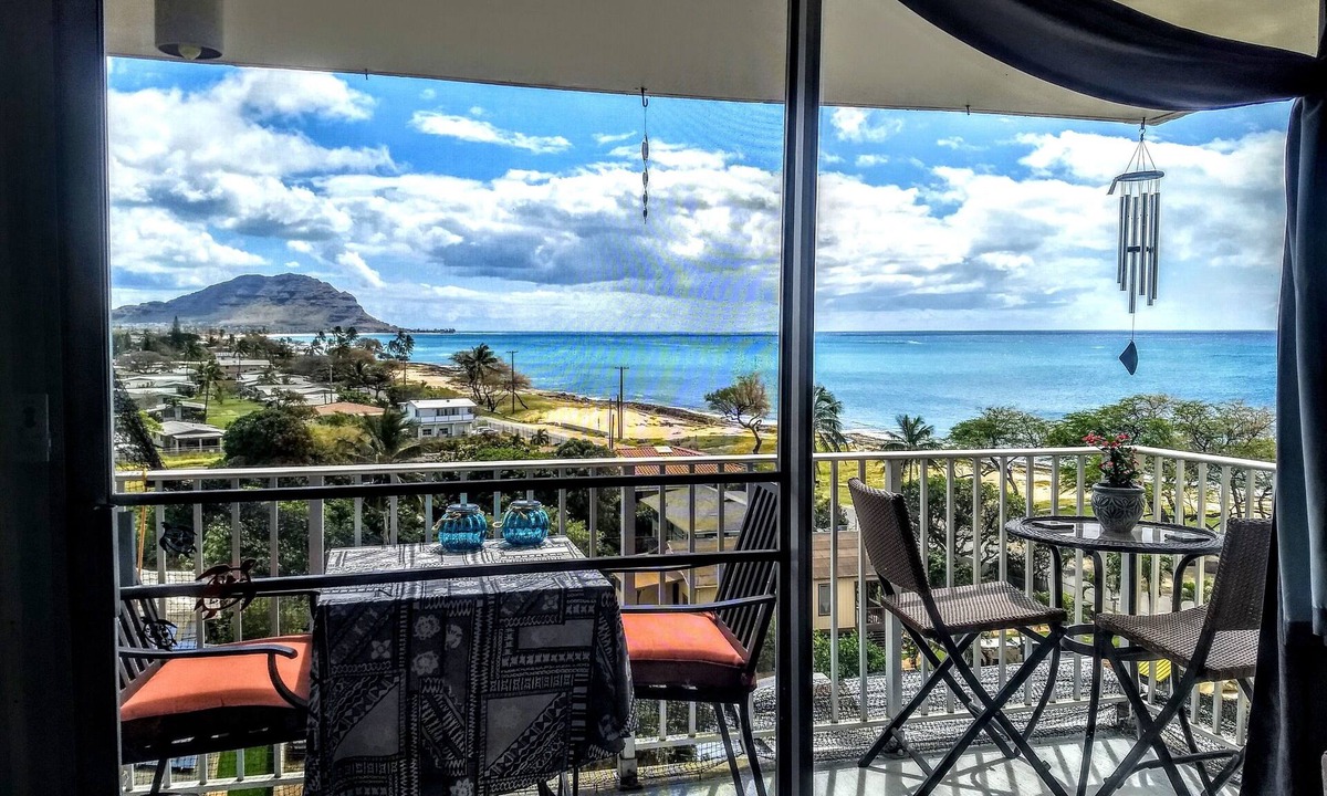 Waianae Apartment | Ocean View penthouse floor studio, 30 day minimum stay