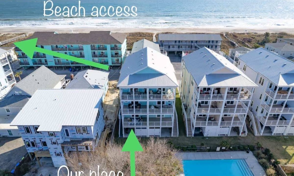 North Carolina Coast Villa | Ocean Views-Hot Tub-Pool-Elevator-EV Charger