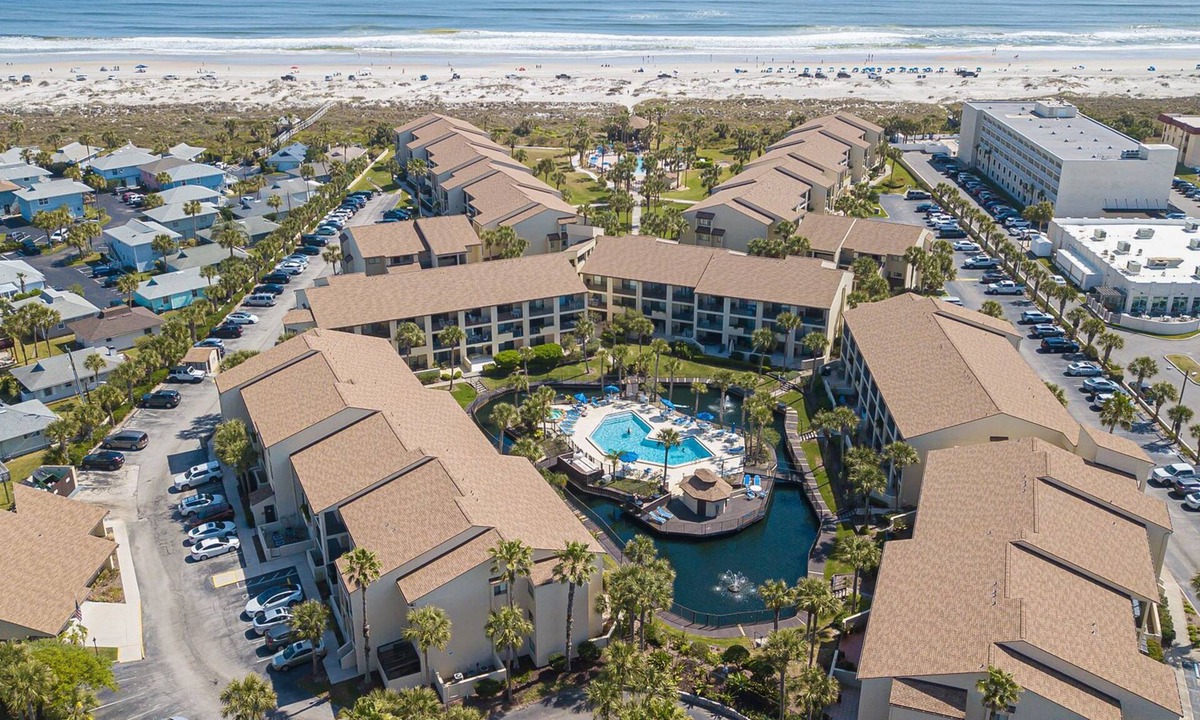 St. Augustine Beach Condo | Ocean Villas #42 Ocean view pet friendly condo