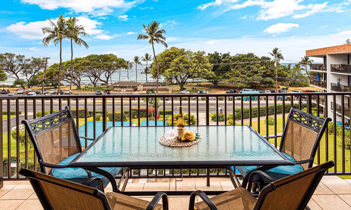Kihei Condo | Ocean & West Maui mountain views, steps from beach