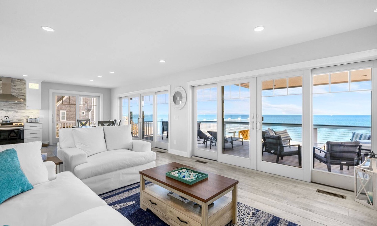 East Sandwich House | Oceanfront Cape Escape with Panoramic Bay Views