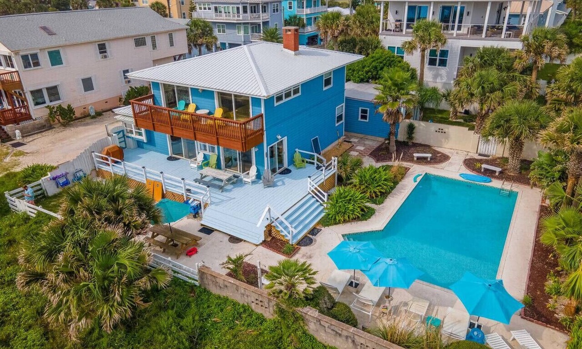 St. Augustine Beach House | Oceanfront home with a private huge pool!