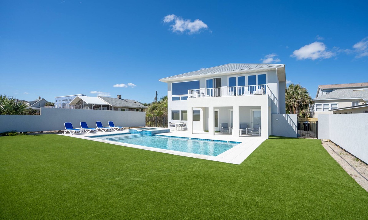 St. Augustine Beach House | Oceanfront Home with Best Views & NEW Pool on the Beach