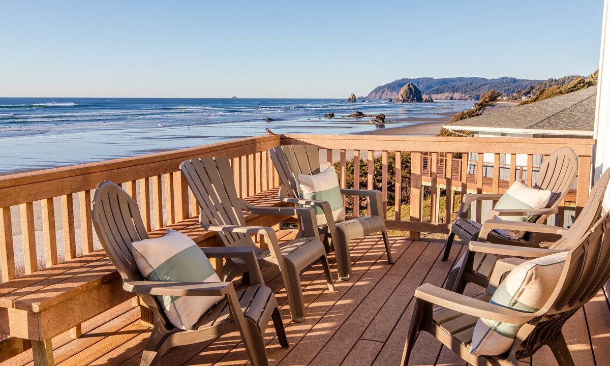 Tolovana Park House | Oceanfront, Large Deck with Panoramic Beach Views, Direct Beach Access, Master on Main Floor