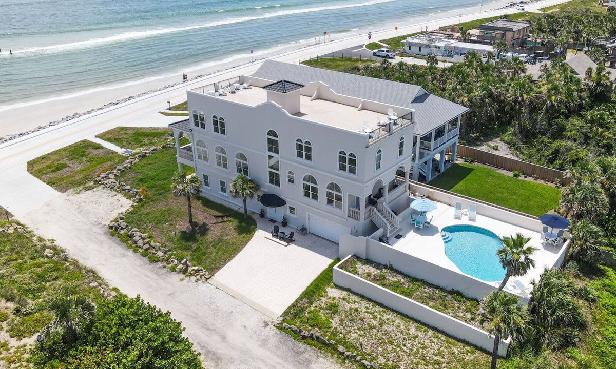 St. Augustine Villa | Oceanfront: Ocean Crest Villa 6BR Heated Pool/Spa