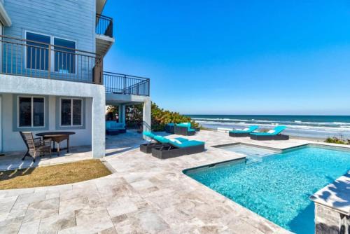 Wilbur-By-The-Sea House | Oceanfront Pool House 7 Bedrooms 7 Bath 2 Kitchens