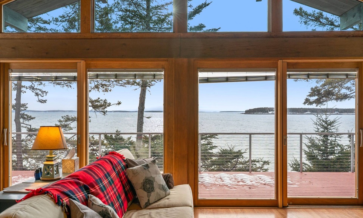 Bass Harbor House | Oceanfront Sunset View Near Bass Harbor Head Light