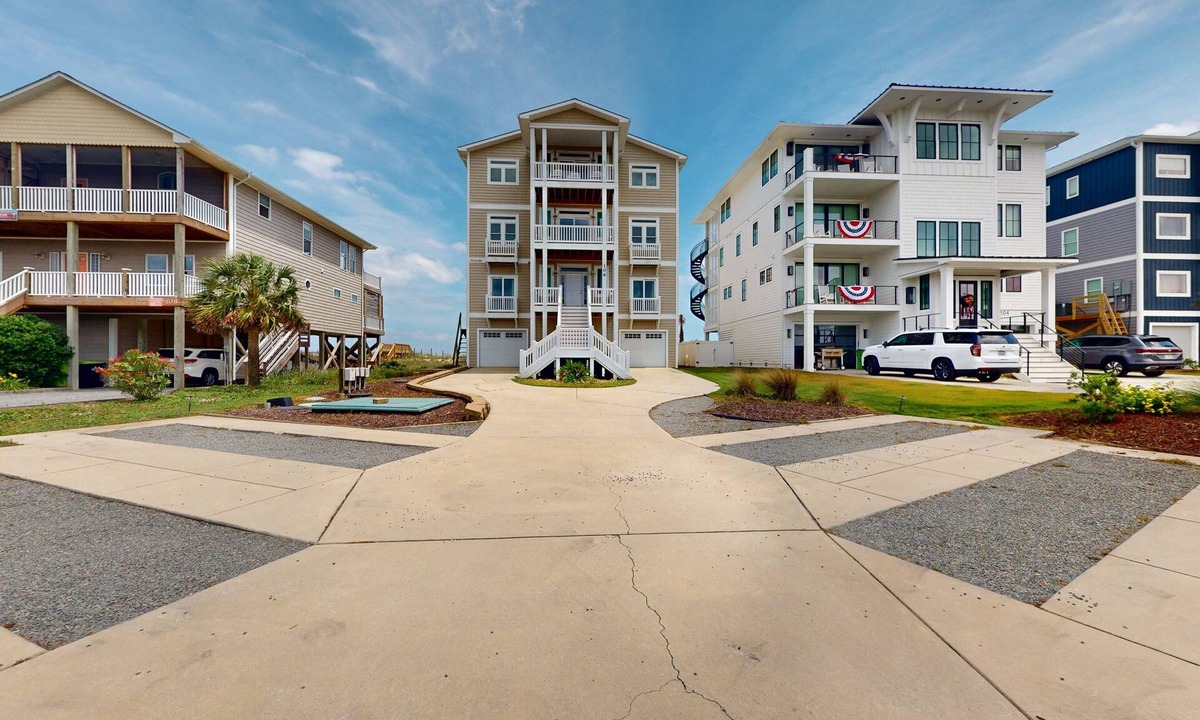 Surf City House | Oceanfront estate - heated pool, pool spa, elevator, pool table & cook's kitchen