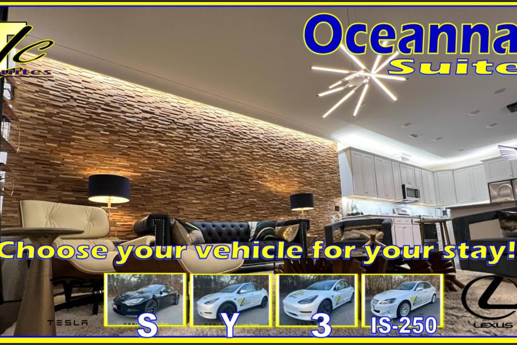 Durham House | Oceanna Drive a TESLA during your all-inclusive stay!