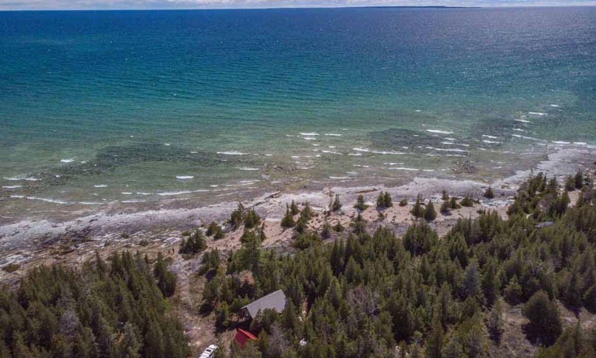 Silver Water Cabin | Off Grid Experience on the most unique alvar rock beach on Manitoulin Island.