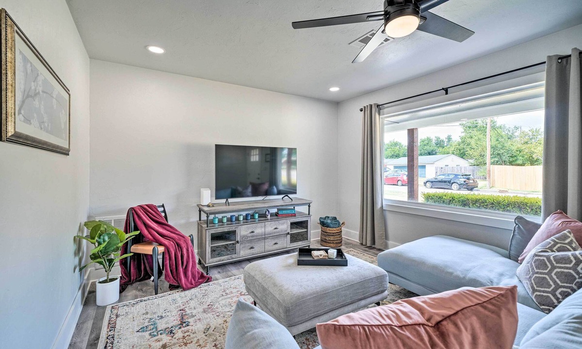 Central Oklahoma City House | OKC Home: Walk to Restaurants & Lake Hefner!