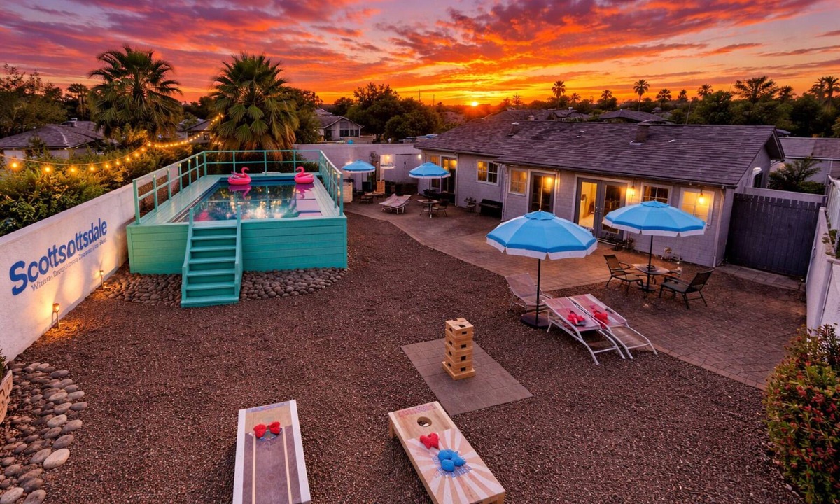 Papago Parkway Villa | Old Town Resort - Pool, Game Room, Sleeps 12