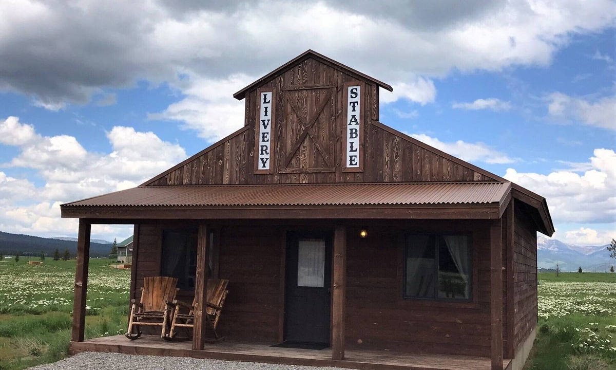 Island Park Cabin | Old West Escapes, Livery Stable