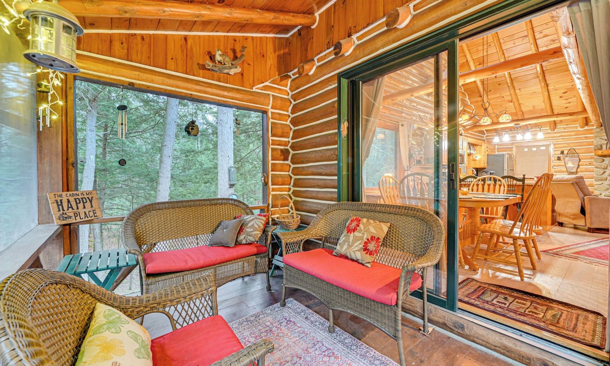 Lake Luzerne Cabin | On-Site Pond & Trails: Lake Luzerne Cabin
