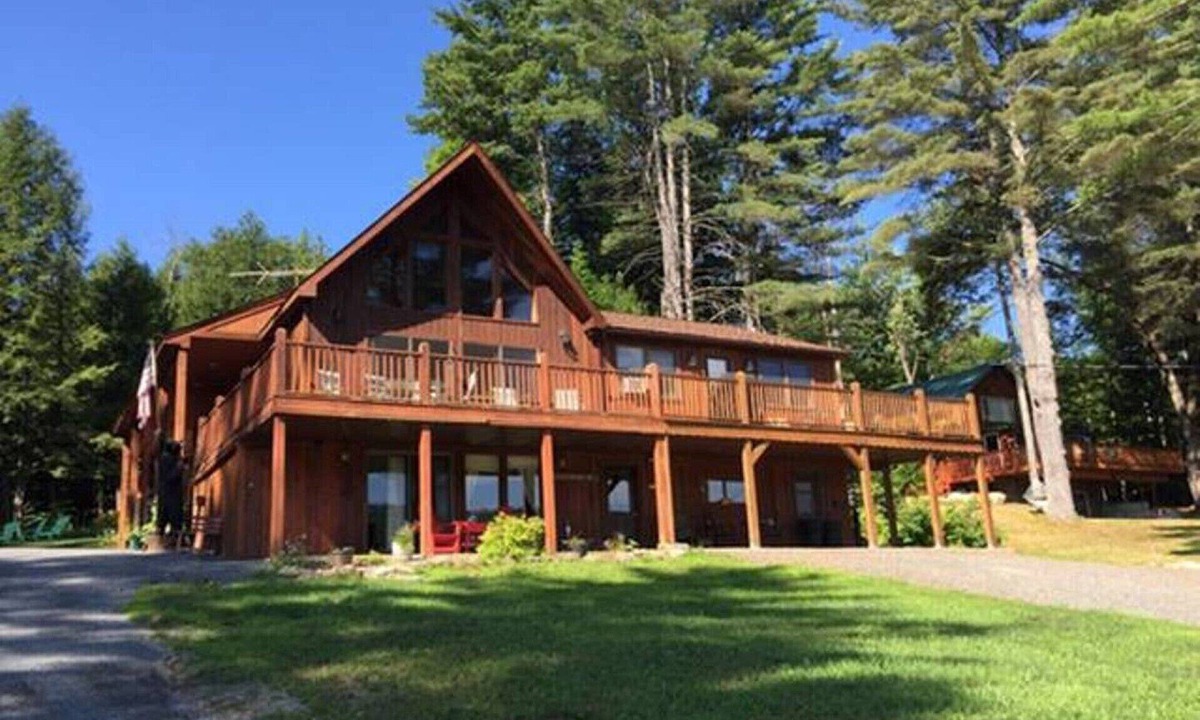 Town of Benson House | ON THE RIVER/ADK A Frame 2 Bedroom WITH full kitchen.
