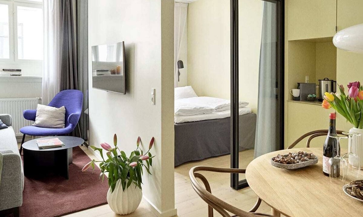 Copenhagen City Centre Apartment | One-Bedroom Apartment for 3