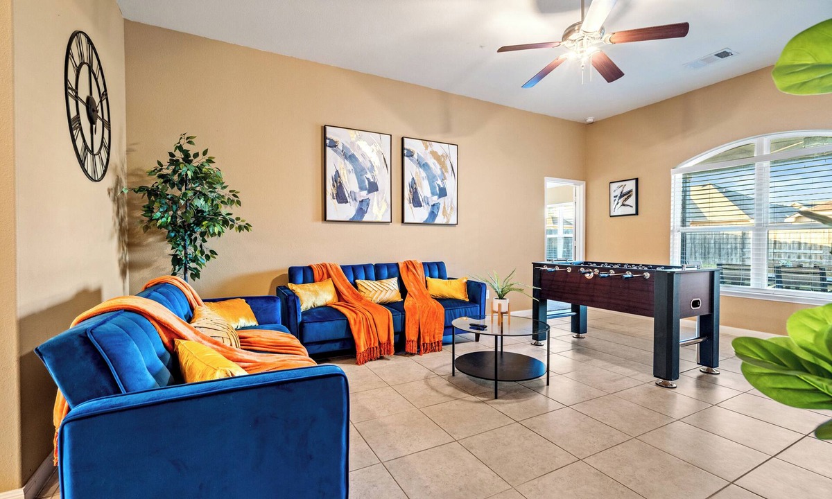 Crowley House | One level home, Foosball, Crib, Office space, Yard