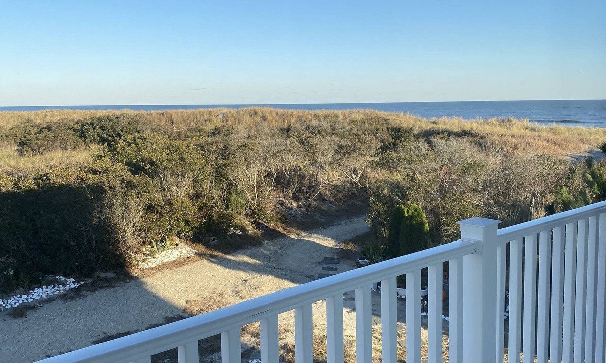 Leeds Point Condo | Only steps to the sand!