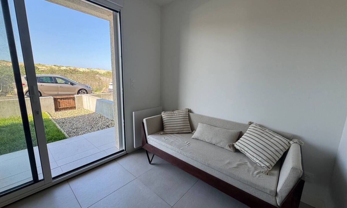 Bleriot-Plage Apartment | Opalina Studio 3 people facing the Blériot dunes